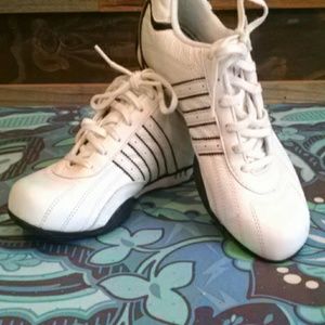 Adidas shoes, white