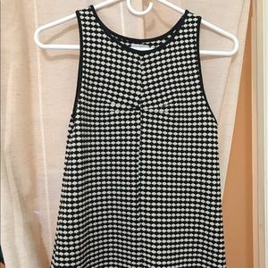 Checkered sleeveless dress