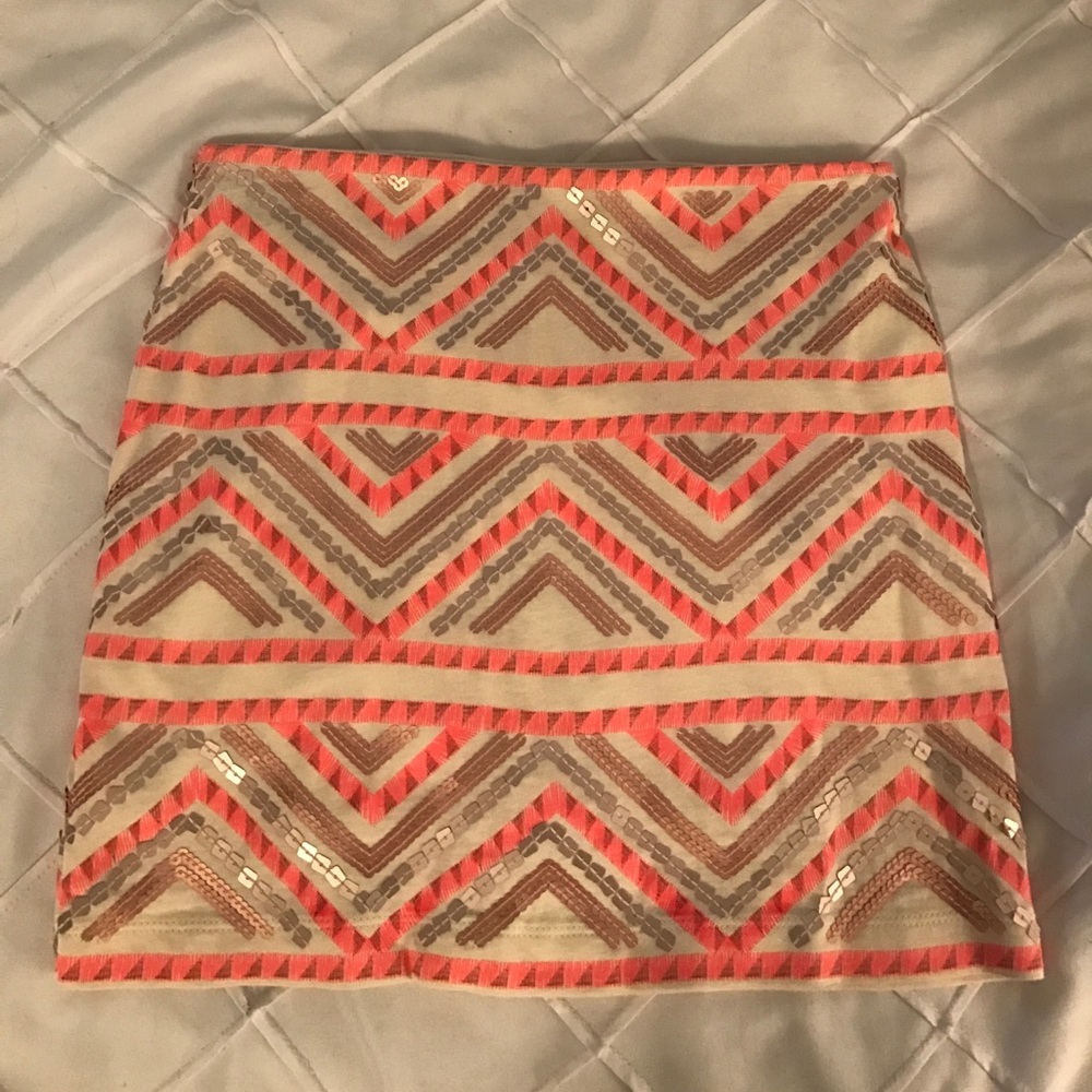 Express Rose Gold Skirt