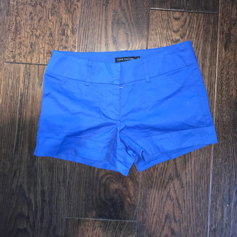 Blue shorts