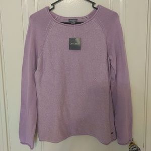 Eddie Bauer Light Purple Sweater NWT