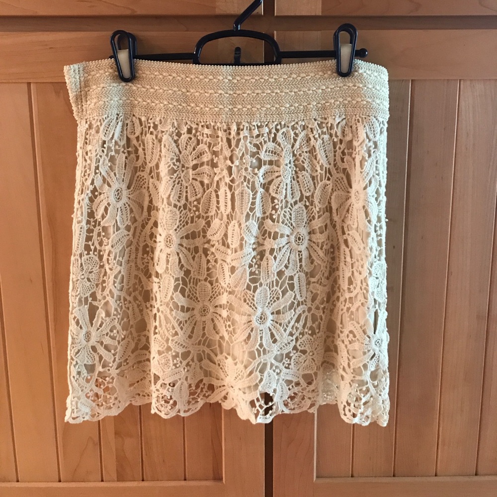 Lace Mini-Skirt