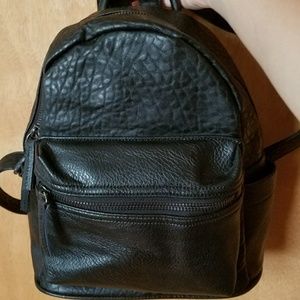 Brandy Melville faux leather mini backpack