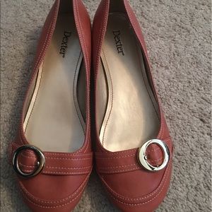 Peach colored flats