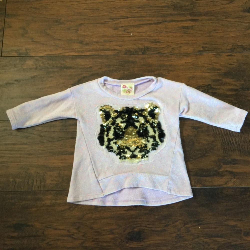 Sequin Tiger Sweater
