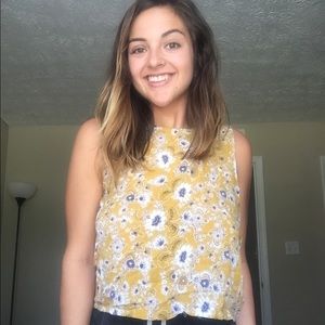 Yellow Flower Blouse