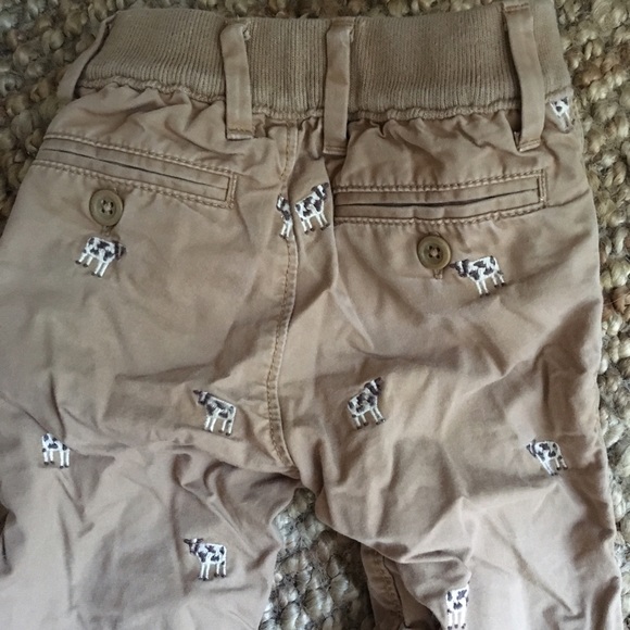 Baby GAP lined pants w/embroidery, 12-18 months - Picture 2 of 4