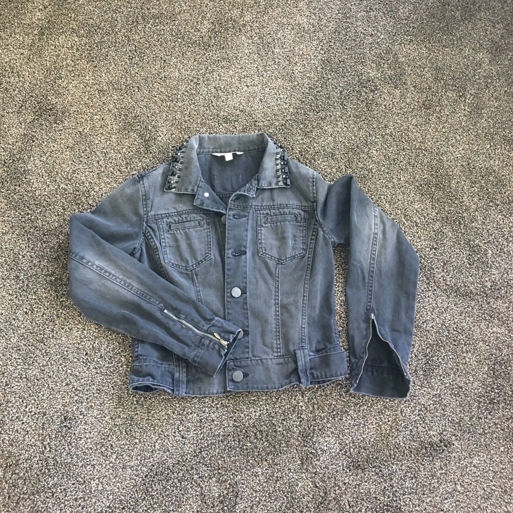 Cabi Jean black denim jacket
