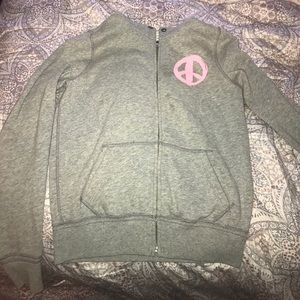 PINK Zip-up Sweatshirt