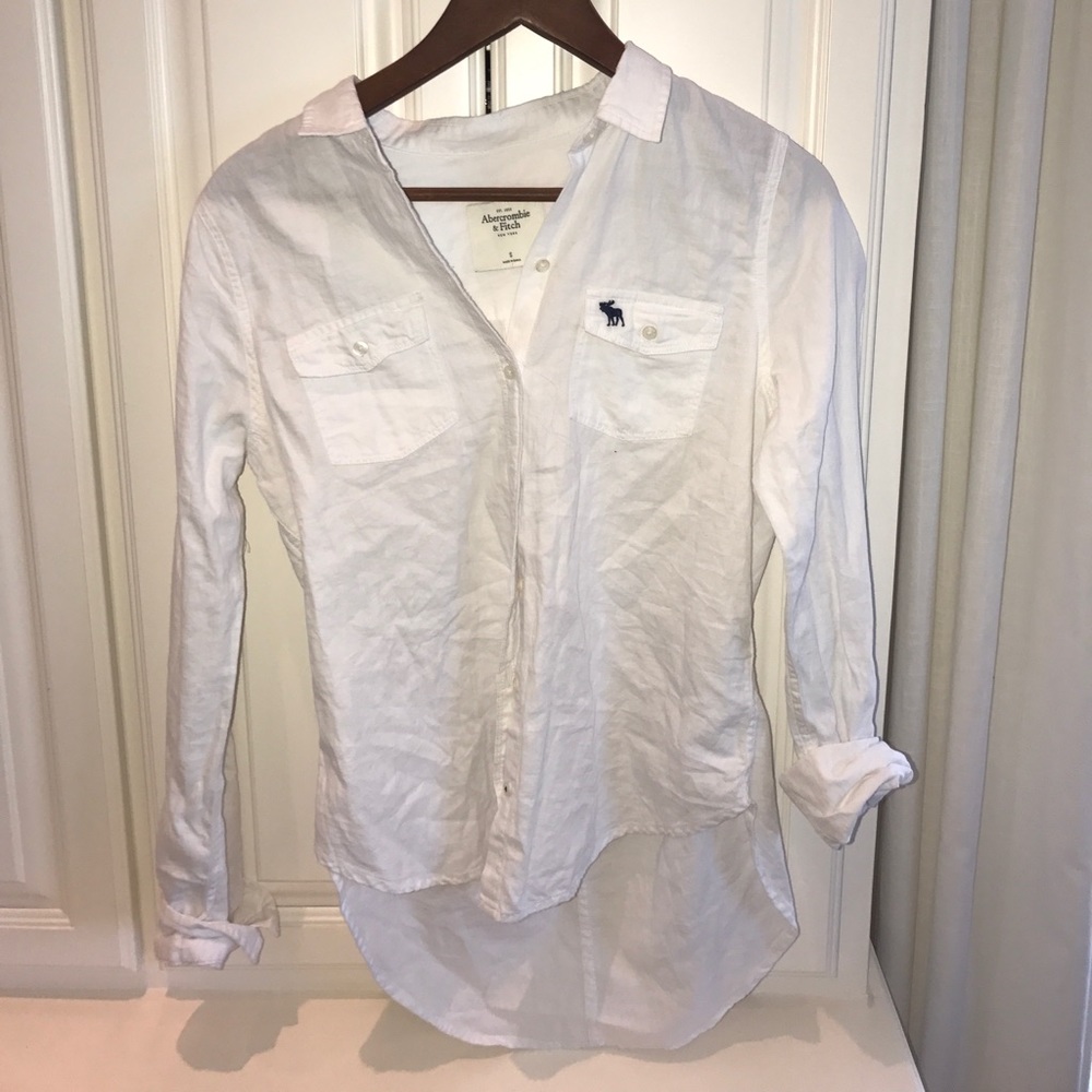 White button down