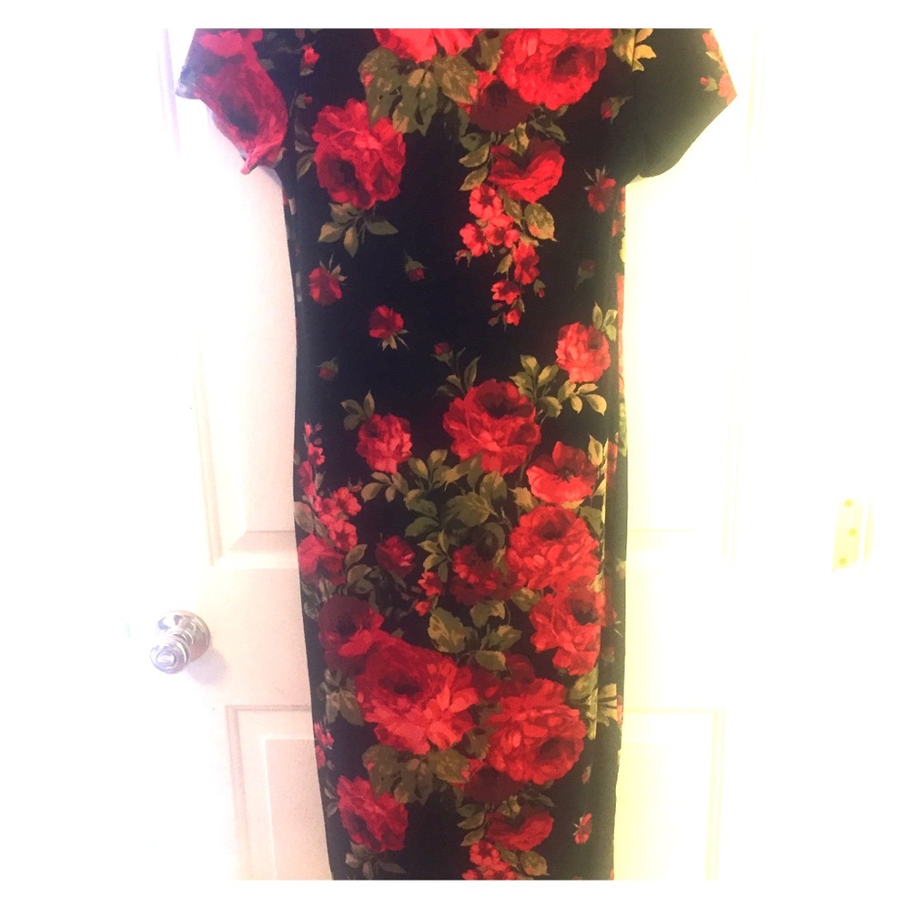 Floral bodycon dress