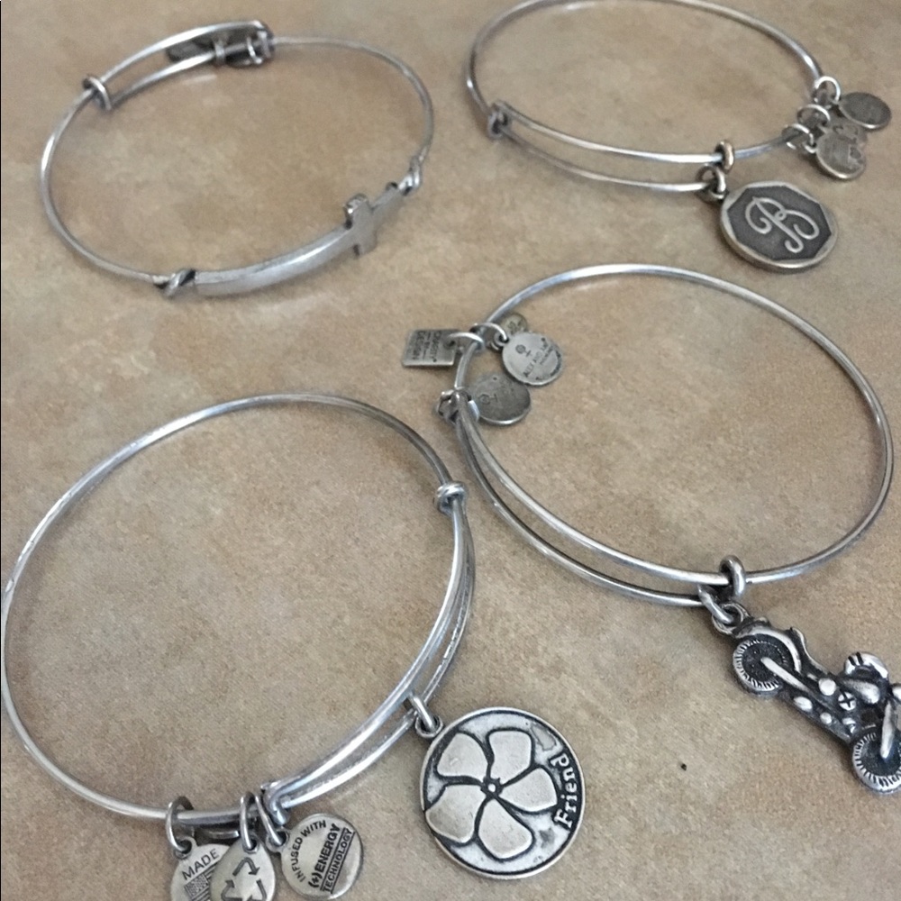 4 Alex & Ani Bracelets