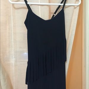 fringe body con dress
