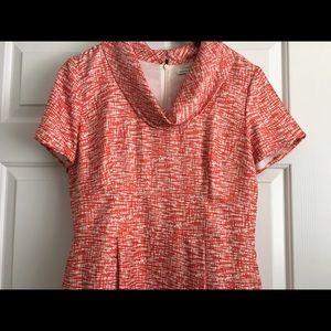 Silk Cowl Neck Dress