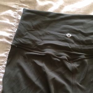 Lululemon Align Crop Forest Green