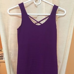 Purple Bodycon dress