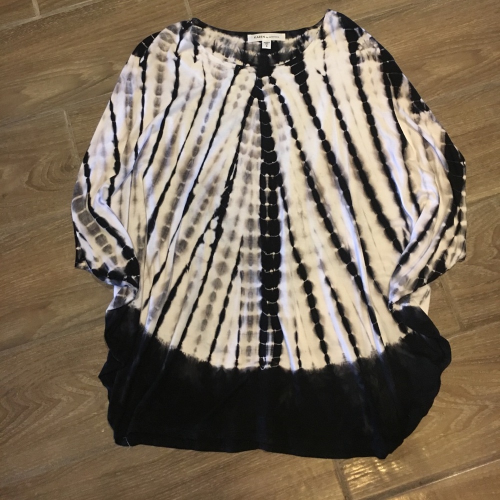 Karen Kane Tie Dye Dolman Sleeve Top