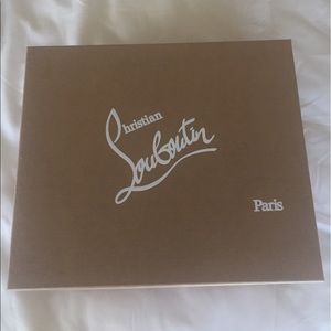 Christian louboutin shoes box