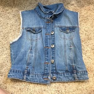 Jean jacket short sleeve