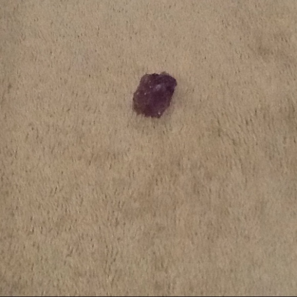 A purple crystal
