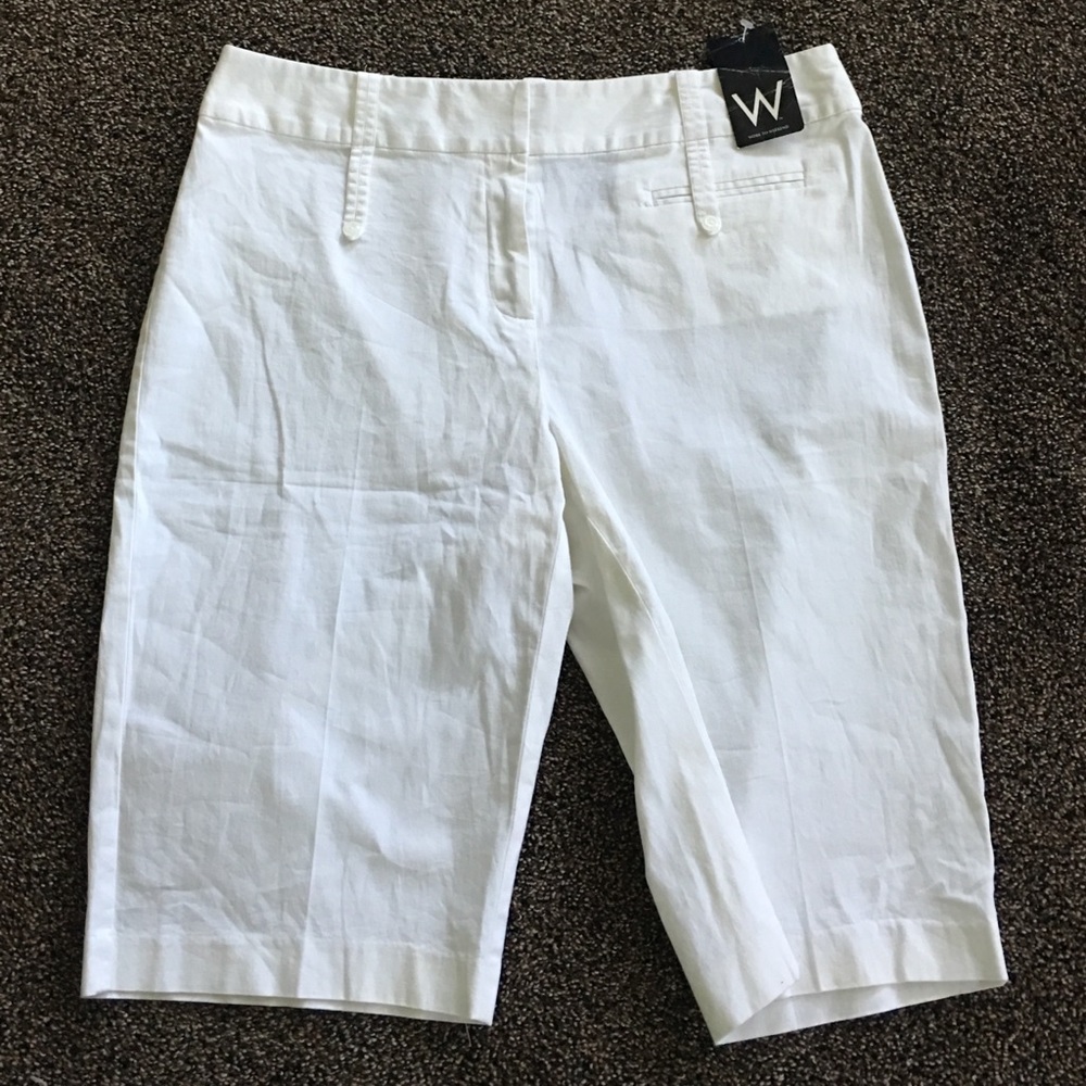 Work to Weekend white shorts