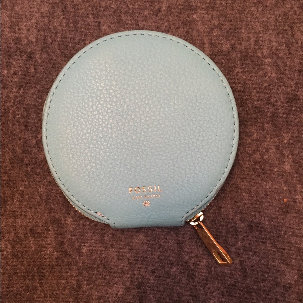 Baby blue Fossil Coin Purse