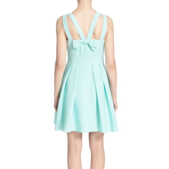 kate spade Dresses & Skirts - 🆕 Kate Spade Bow Back Mint Crepe Fit Flare Dress