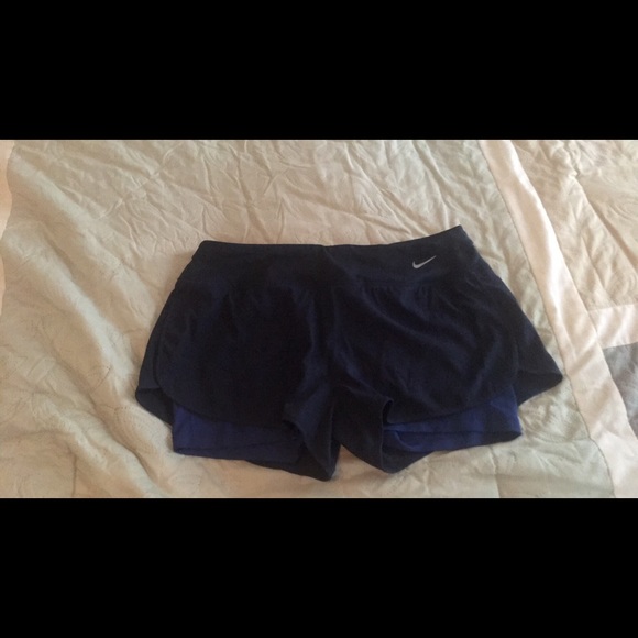 Nike Dri- Fit Running Shorts ( SPANDEX BUILT IN) - Picture 1 of 2