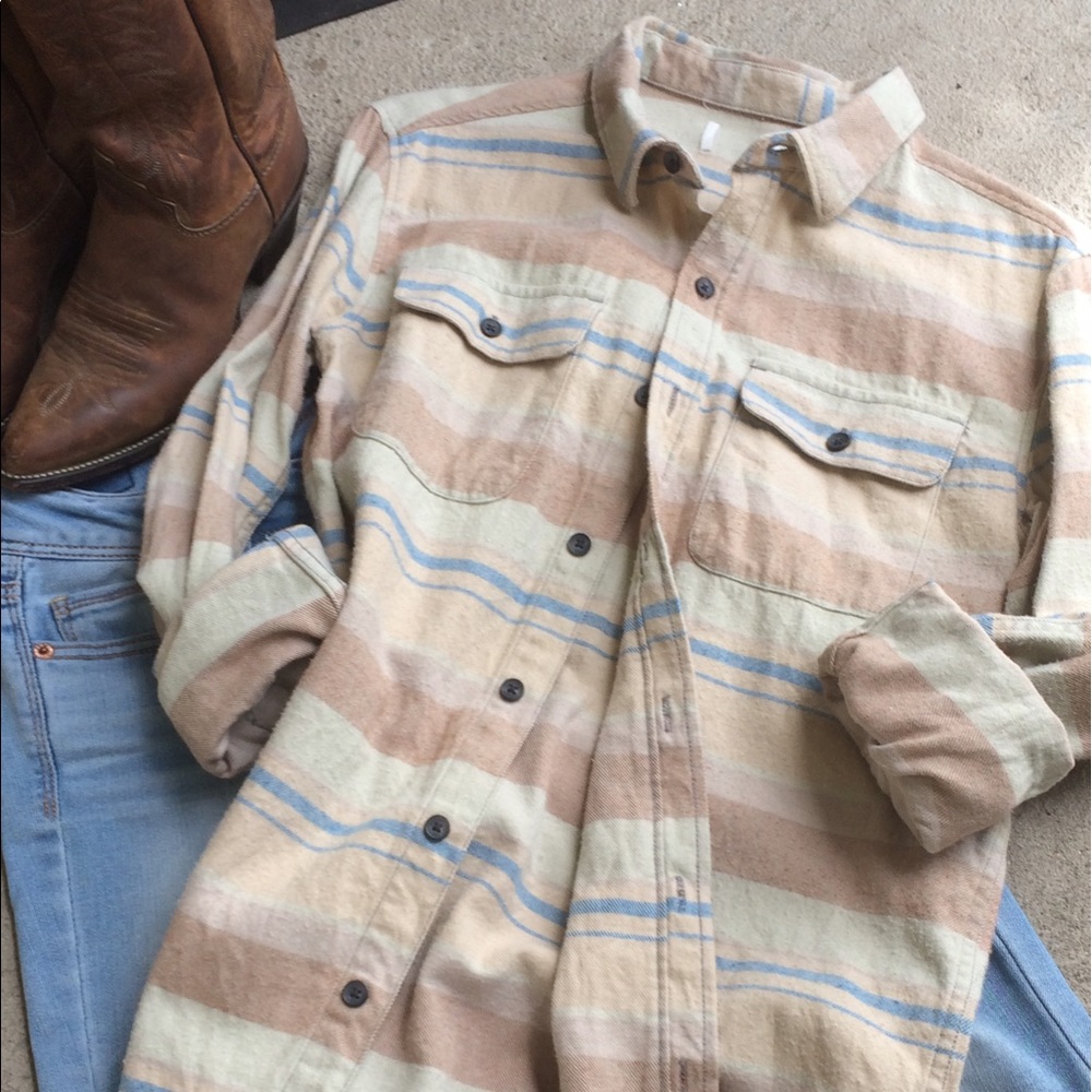 "Sun Kissed" Vintage Flannel Shirt
