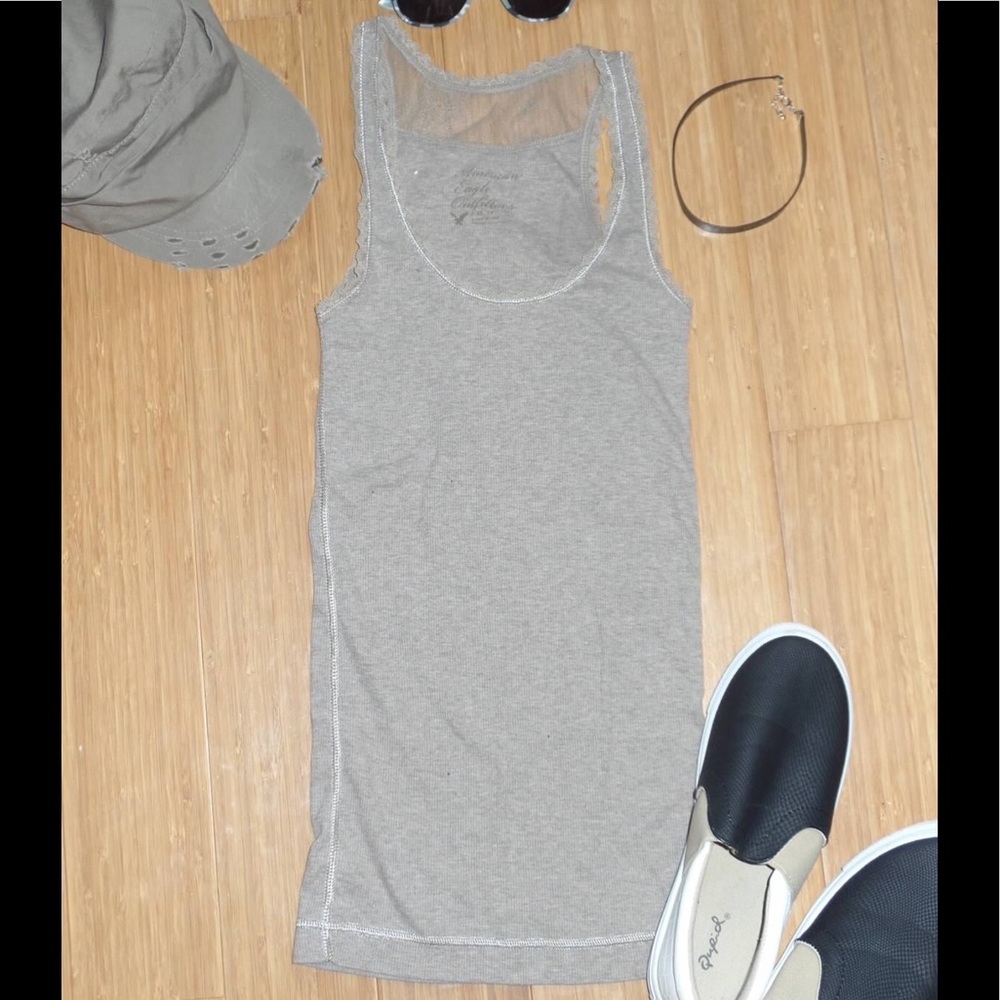 American Eagle Outfitter AEO Brown Racerback Tank