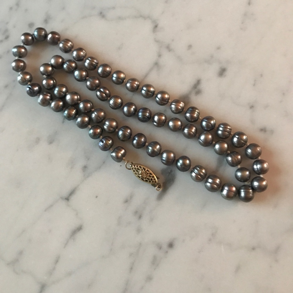Gray Freshwater Pearls
