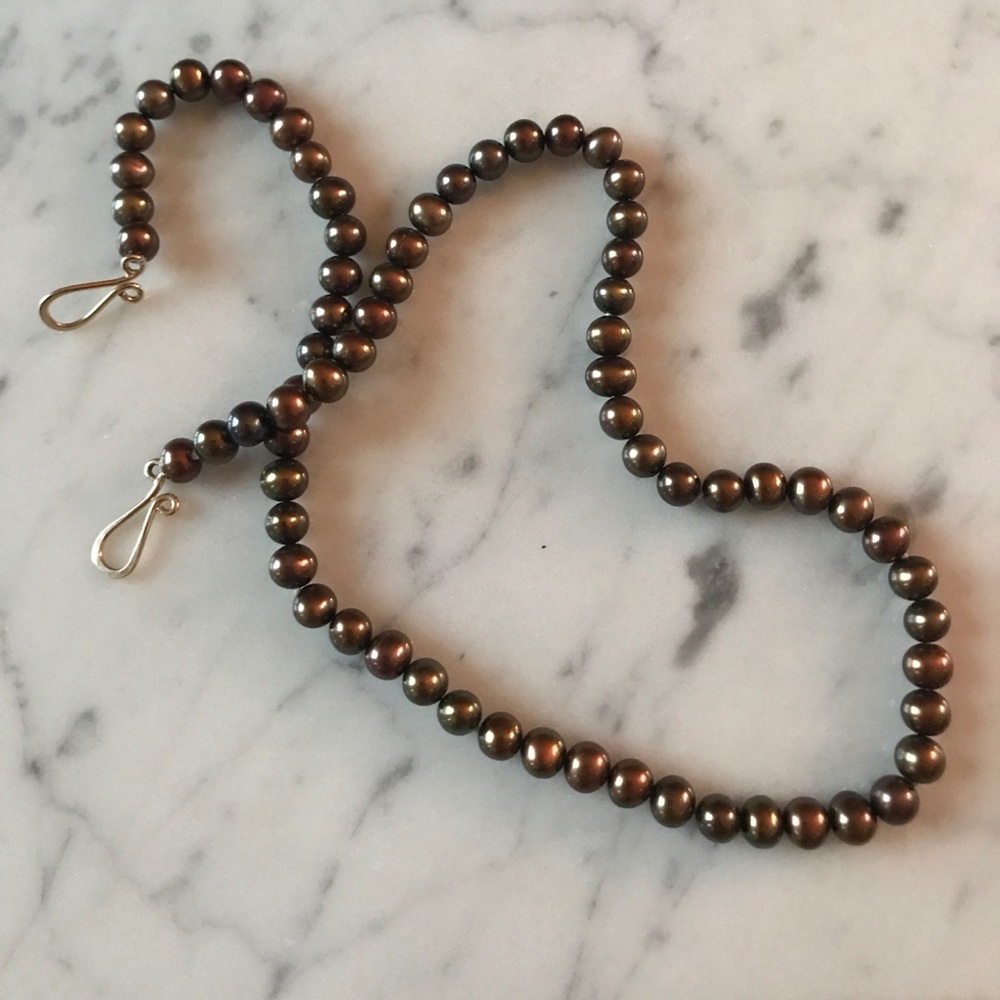 Copper Freshwater Pearls