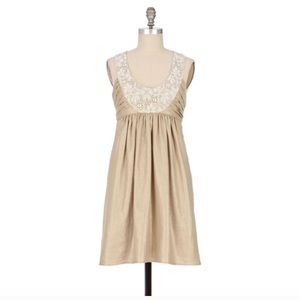 Beautiful gold dress from Anyhropologie