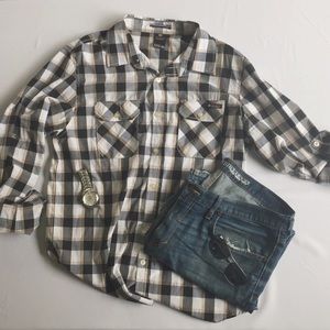 Enyce Plaid Men's Longsleeve Button Down