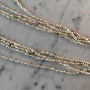 Vintage rice crispy fresh water pearls