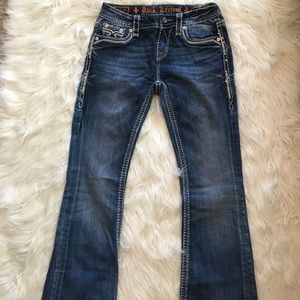 Rock revival mid-rise bootcut jeans