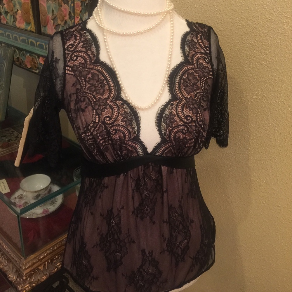 Sexy little lace top.  Item #T101