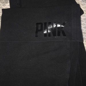 Black victoria's secret yoga pants