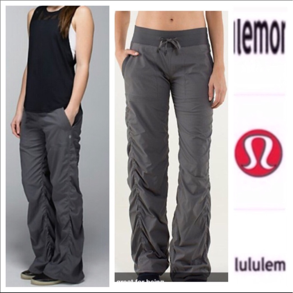 Lululemon lined gray pants size 4