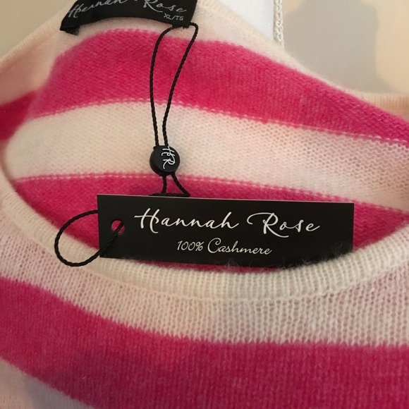 💯% Cashmere Nautical sailboat ⛵️ striped sweater - Picture 4 of 5