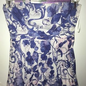 Blue / White floral party dress!