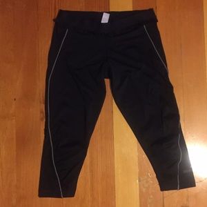 Adidas by Stella McCartney black workout capris