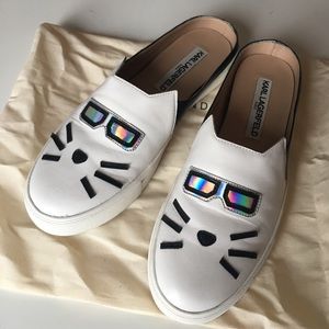 White Karl Lagerfeld Cat Sneakers