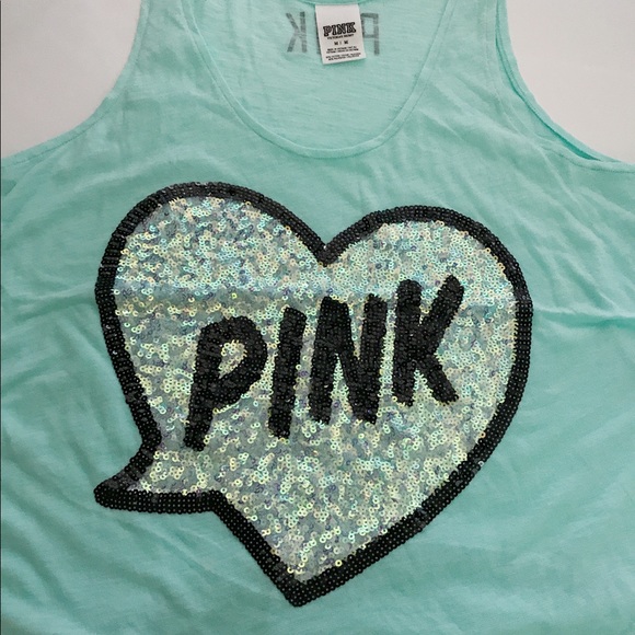 PINK Victoria's Secret Tops - Flash sale 🎉VS Pink sparkle tank 🌷