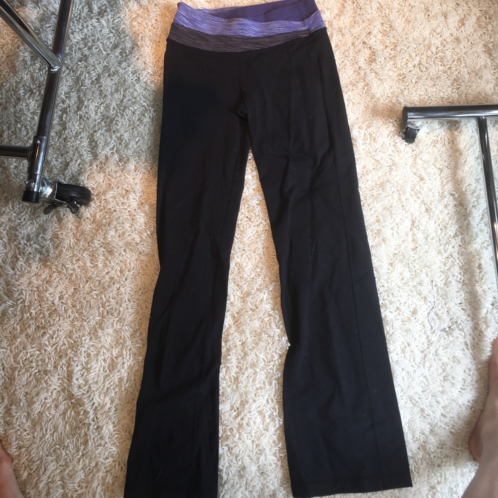 Lulu wide leg yoga pants