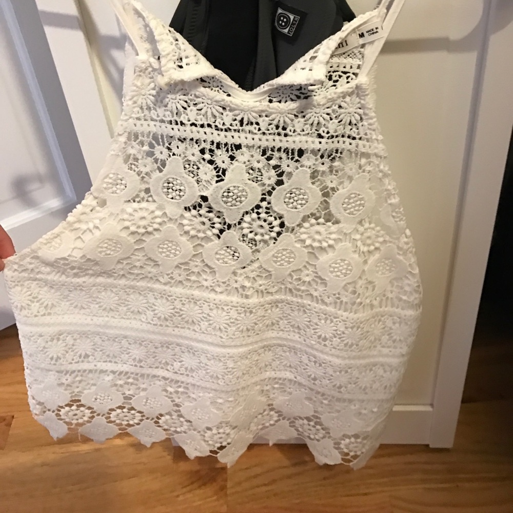 Lace crop top