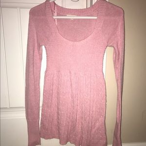 Pink sweater size youth large (14)