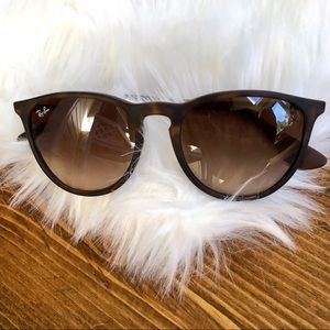 Ray-Ban Erika Sunglasses Matte Tortoise