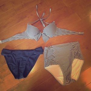 Aerie Bikini with 2 Bottoms!