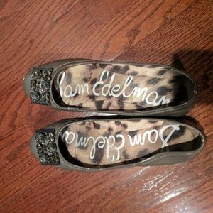 Sam Edleman flats with jeweled detail